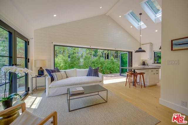 Eco-Friendly Bungalow with Soaring Ceilings, Wide-Plank French Oak Floors, and Accordion & French Doors