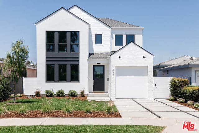 Newly-Constructed Home with Pristine White Exterior