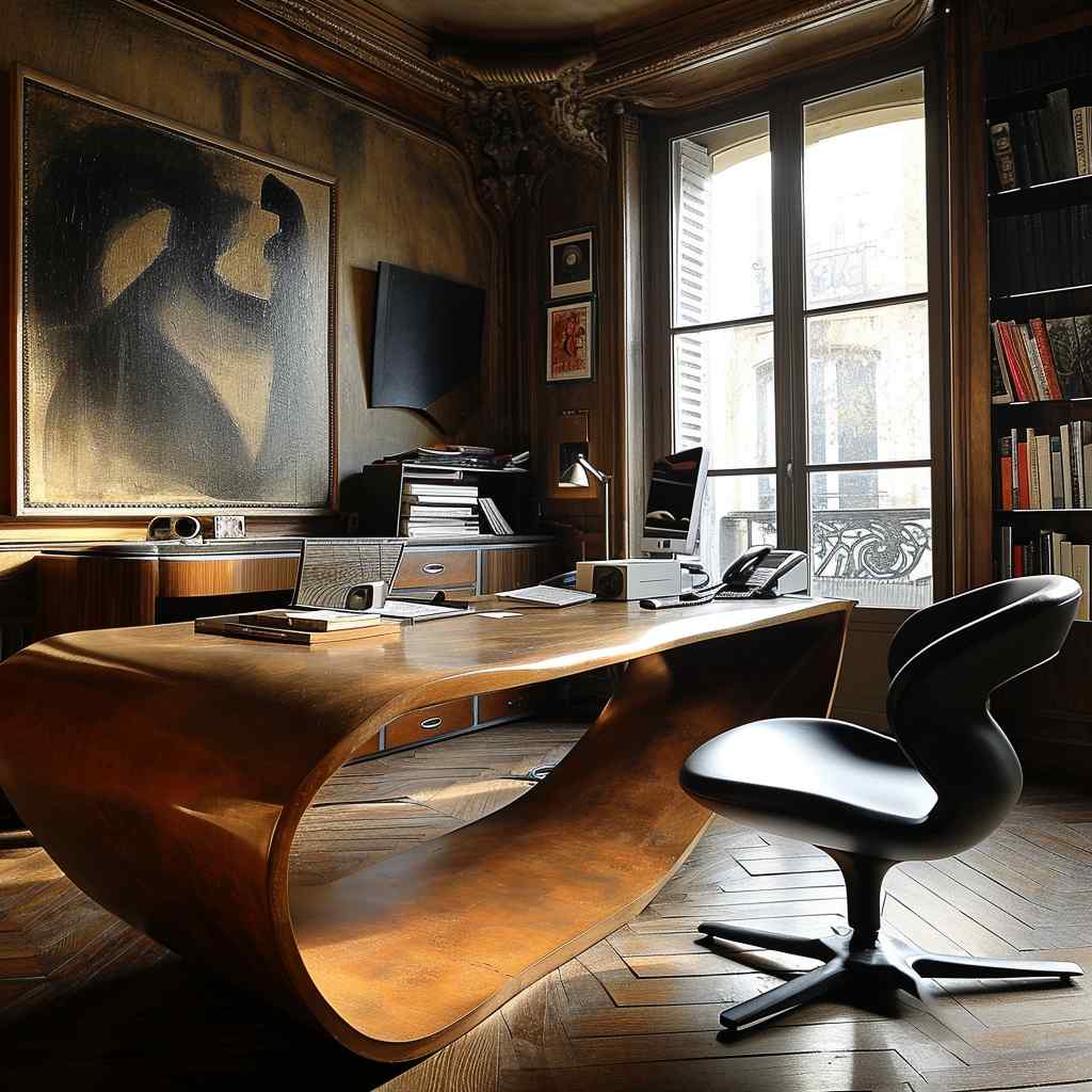 31 Home Offices Redefined: Rustic Charm Meets High-Speed Tech (Concept Design)