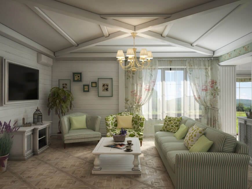 88 Country Style Living Room Ideas (Photos)