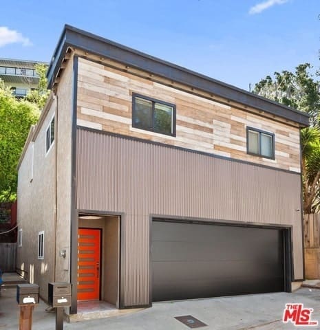 Custom Home with a Roll-Up Garage Door Window