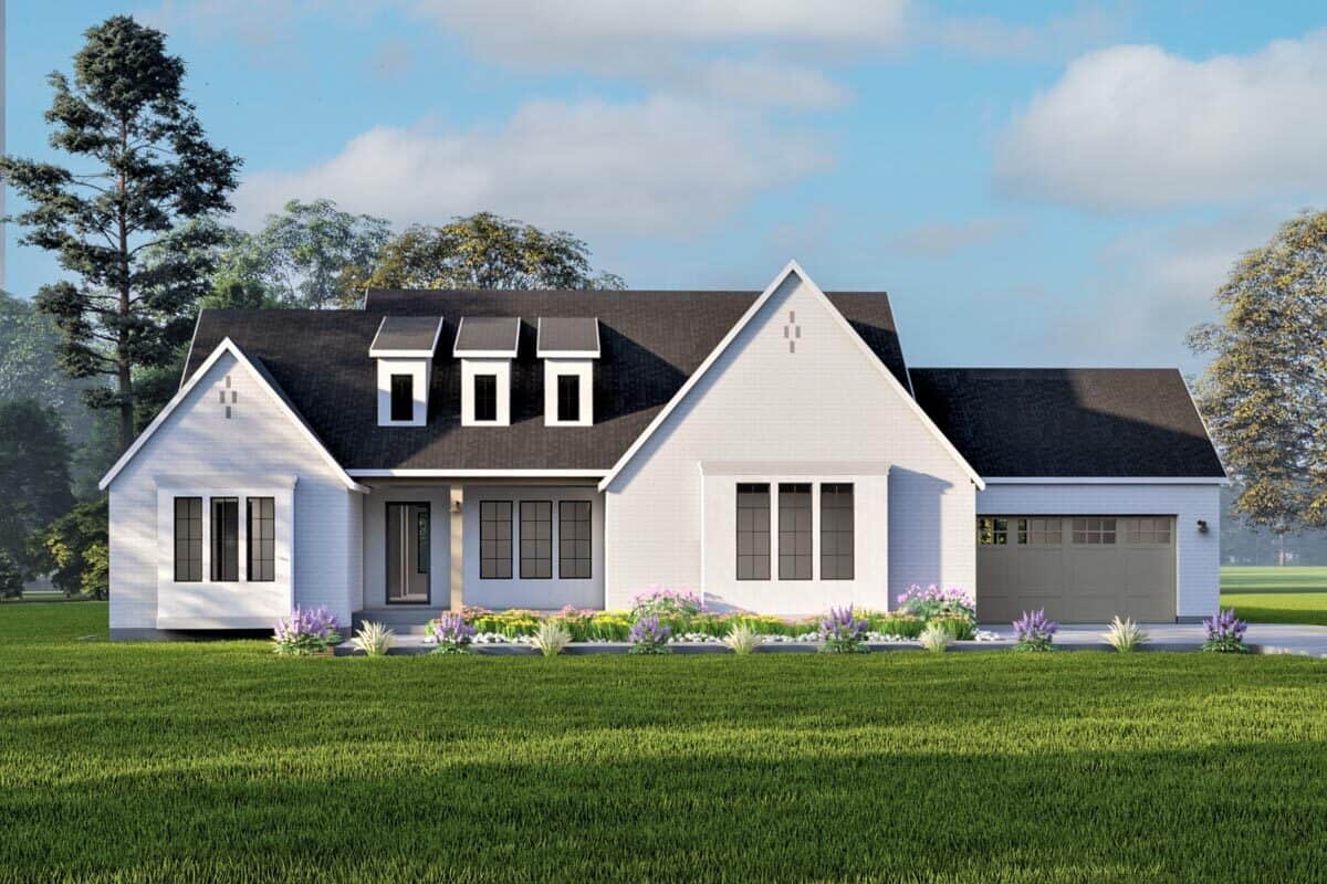 Transitional 3-Bedroom Floor Plan Opens Up Main Level with Great Room