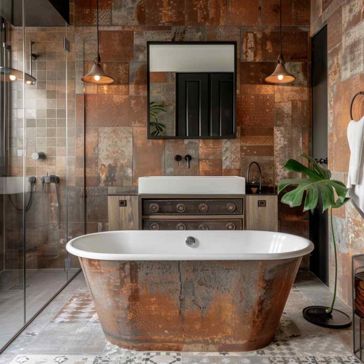 32 Bathroom Ideas Explore Industrial Chic Swagger (Concept Interiors)