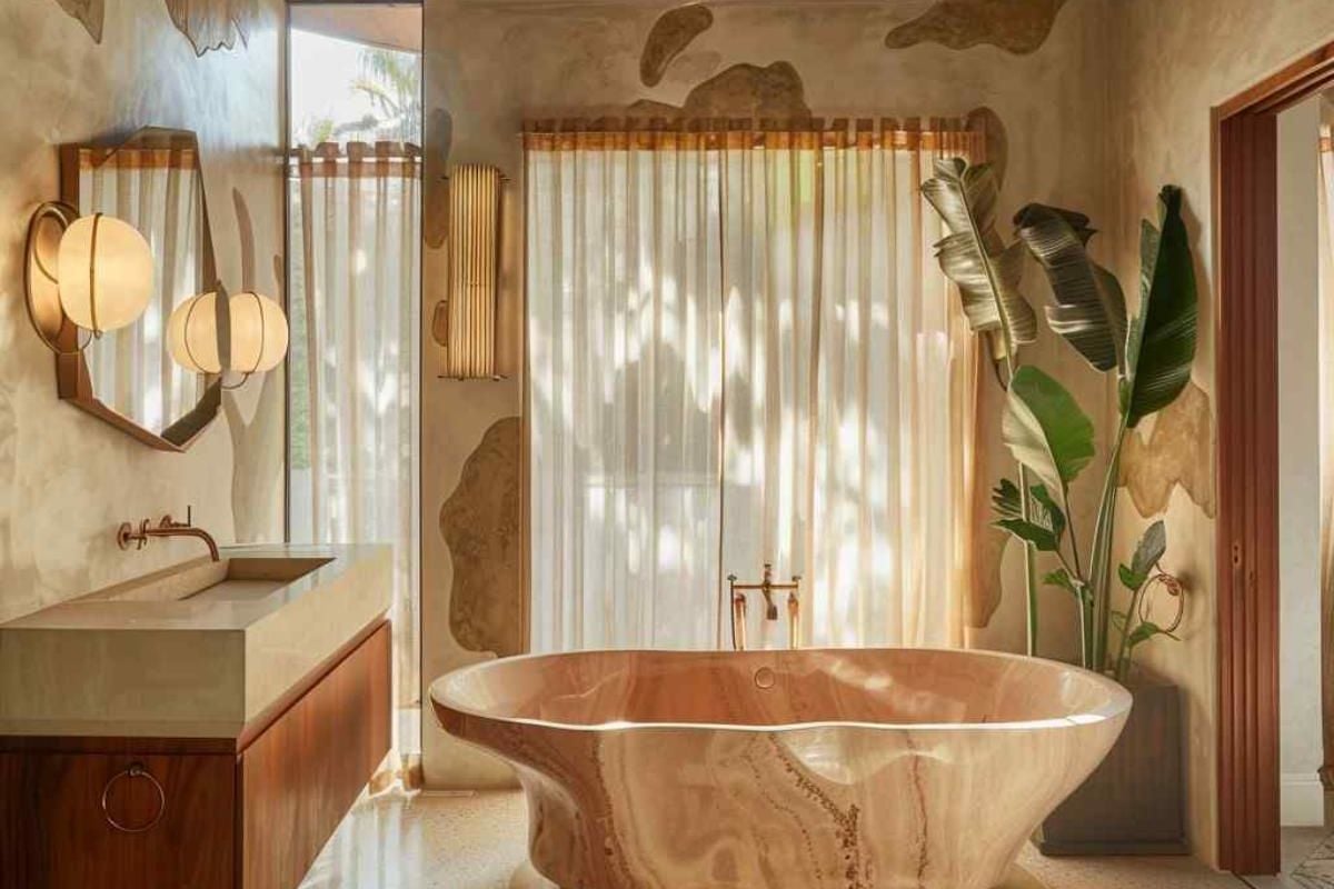 32 Bathrooms Navigate the Waters of Japandi and Maximalist Design (Concept Interiors)