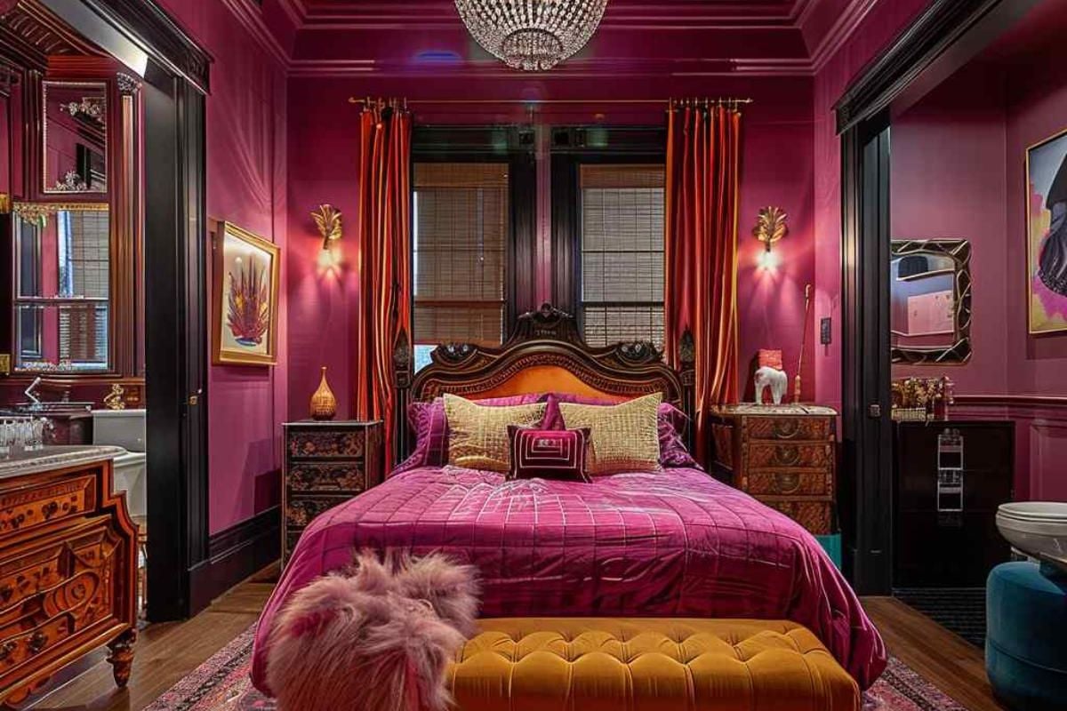 30 Bedrooms Bask in the Rich Tapestry of Maximalist and Rococo Styles (Concept Interiors)