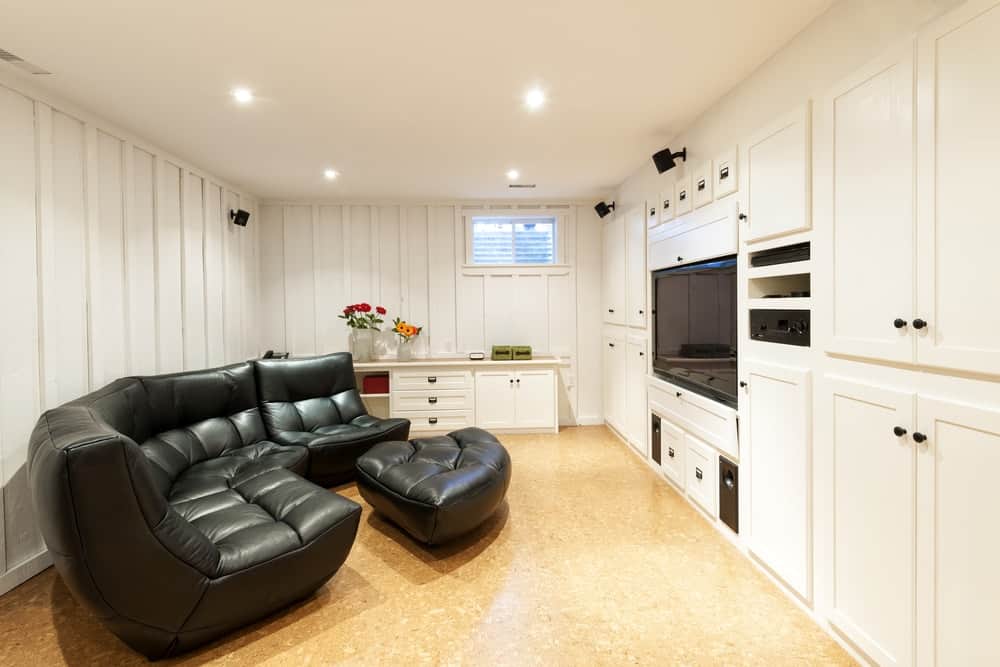 25 of the Best White Paint Color Options for Finished Basements