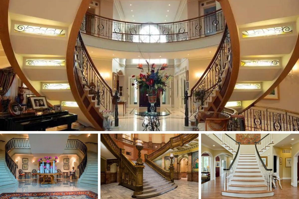40 Bifurcated Staircase Ideas (Photos)