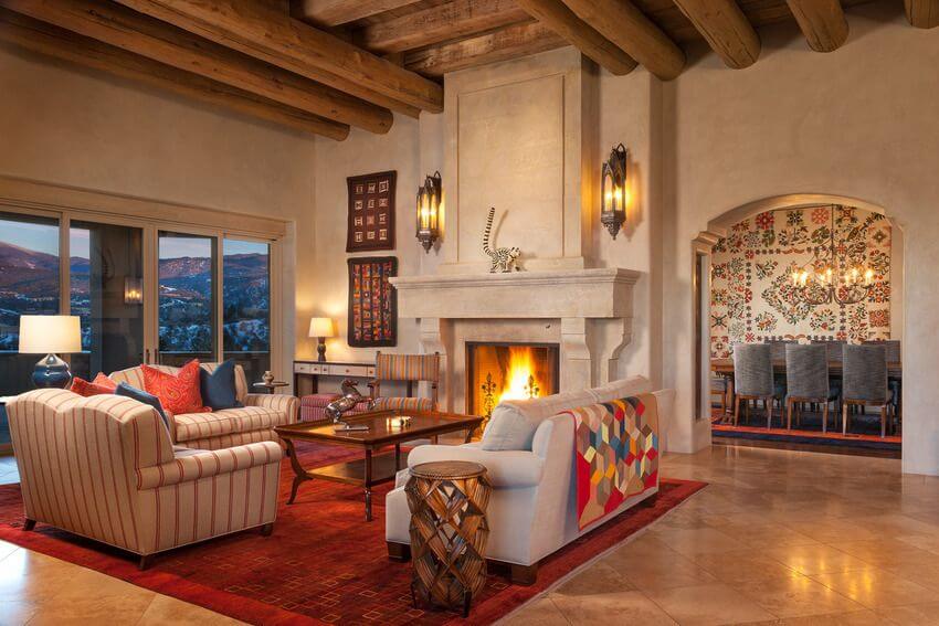 Bold Southwestern Home on Circle Drive by Violante & Rochford Interiors