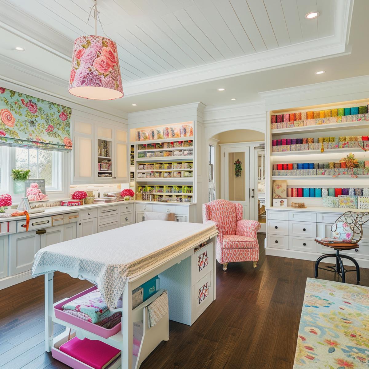 48 Breathtaking Custom Crafting Rooms That Are Every Crafter’s Dream Come True (Luxury Renovation)