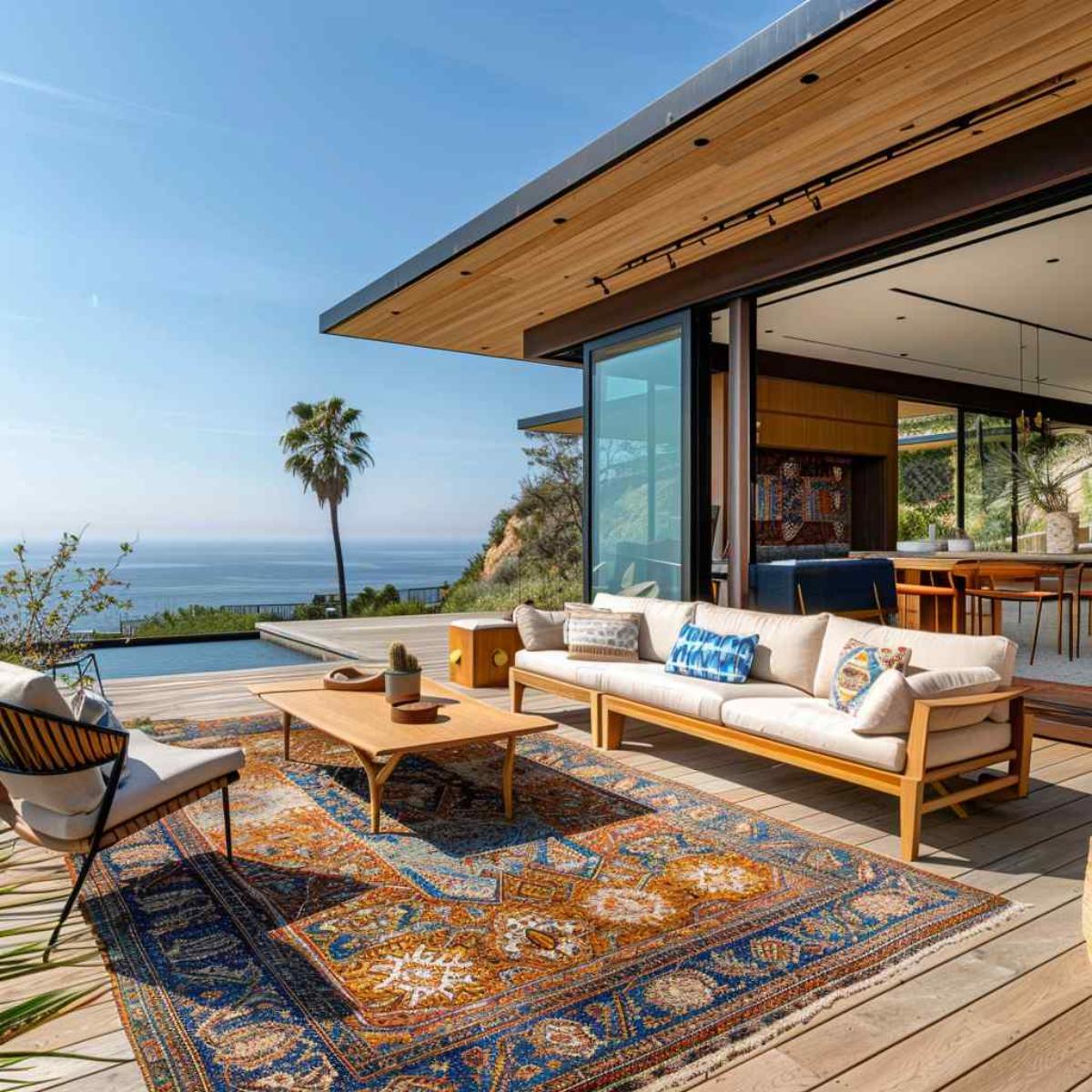 32 Area Rugs Provide Grounded Elegance for Outdoor Living (Concept Designs)