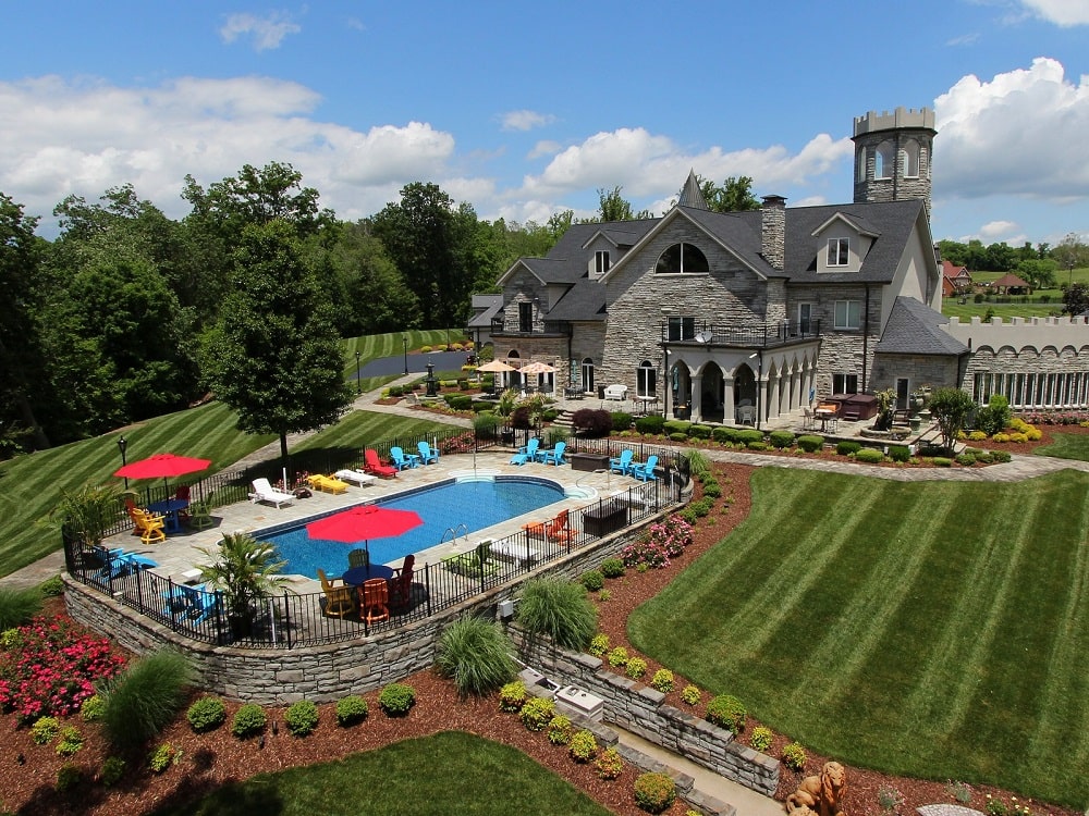 The Devault Manor with a Spanish Castle Replica