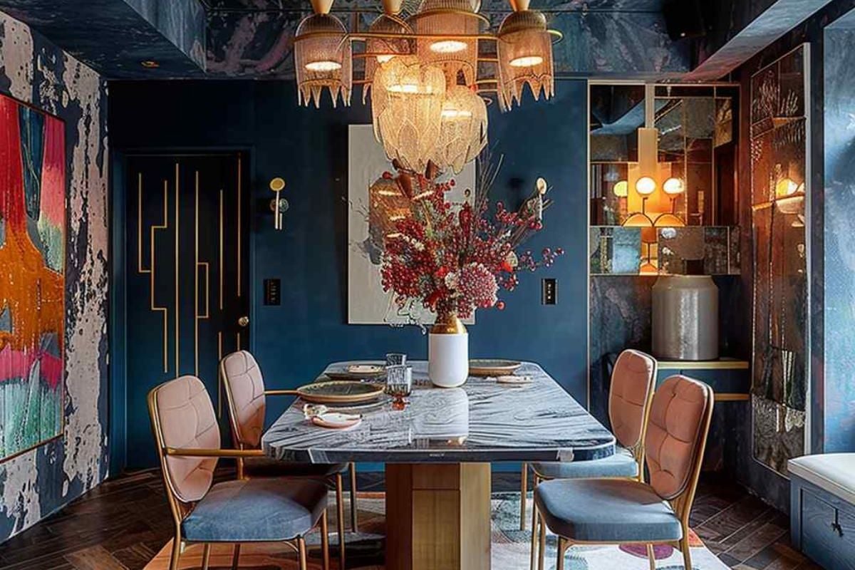 28 Dining Spaces Combining Scandinese and Maximalist Elements (Concept Interiors)