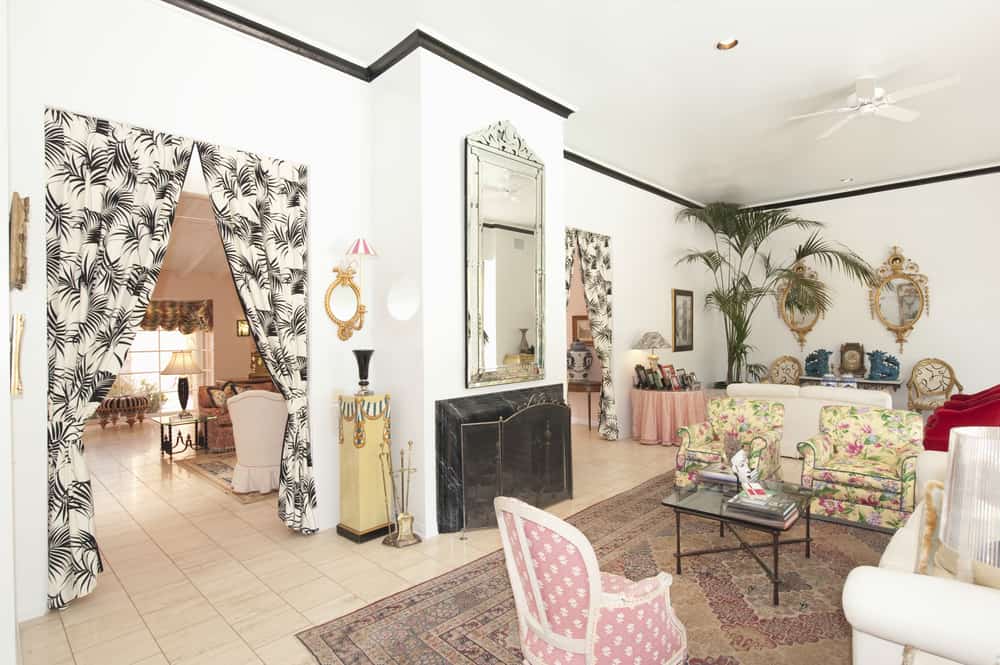 This is an example of an eclectic living room home décor.