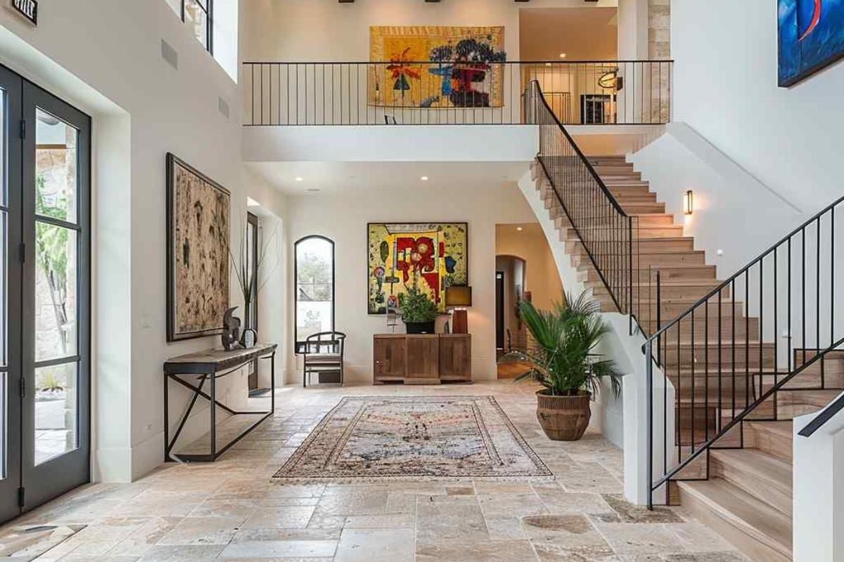 28 Foyers Combining Rustic Charm with Modern Aesthetics (Concept Interiors)