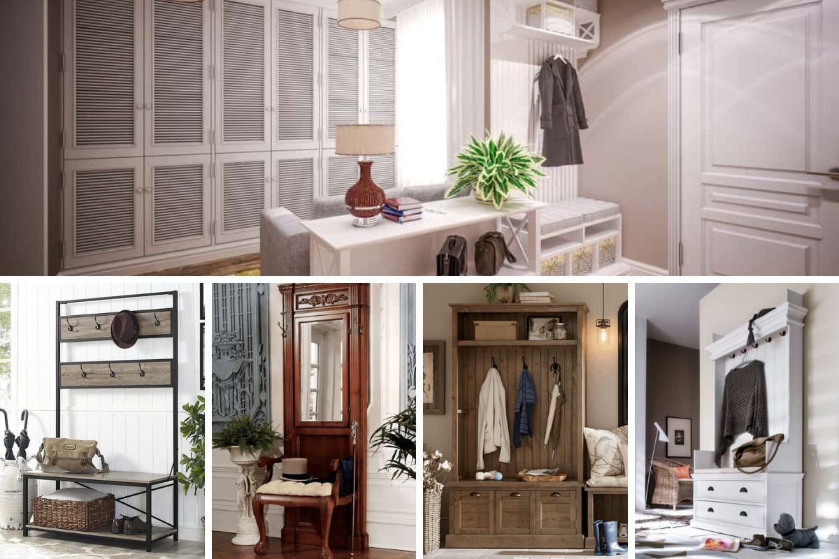 22 Best Hall Tree Options (Different Types Explained)