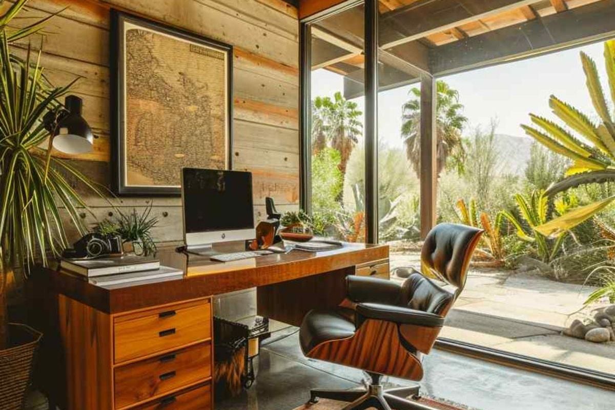 28 Home Office Designs Where Old World Wood Merges with New Age Tech (Concept Design)