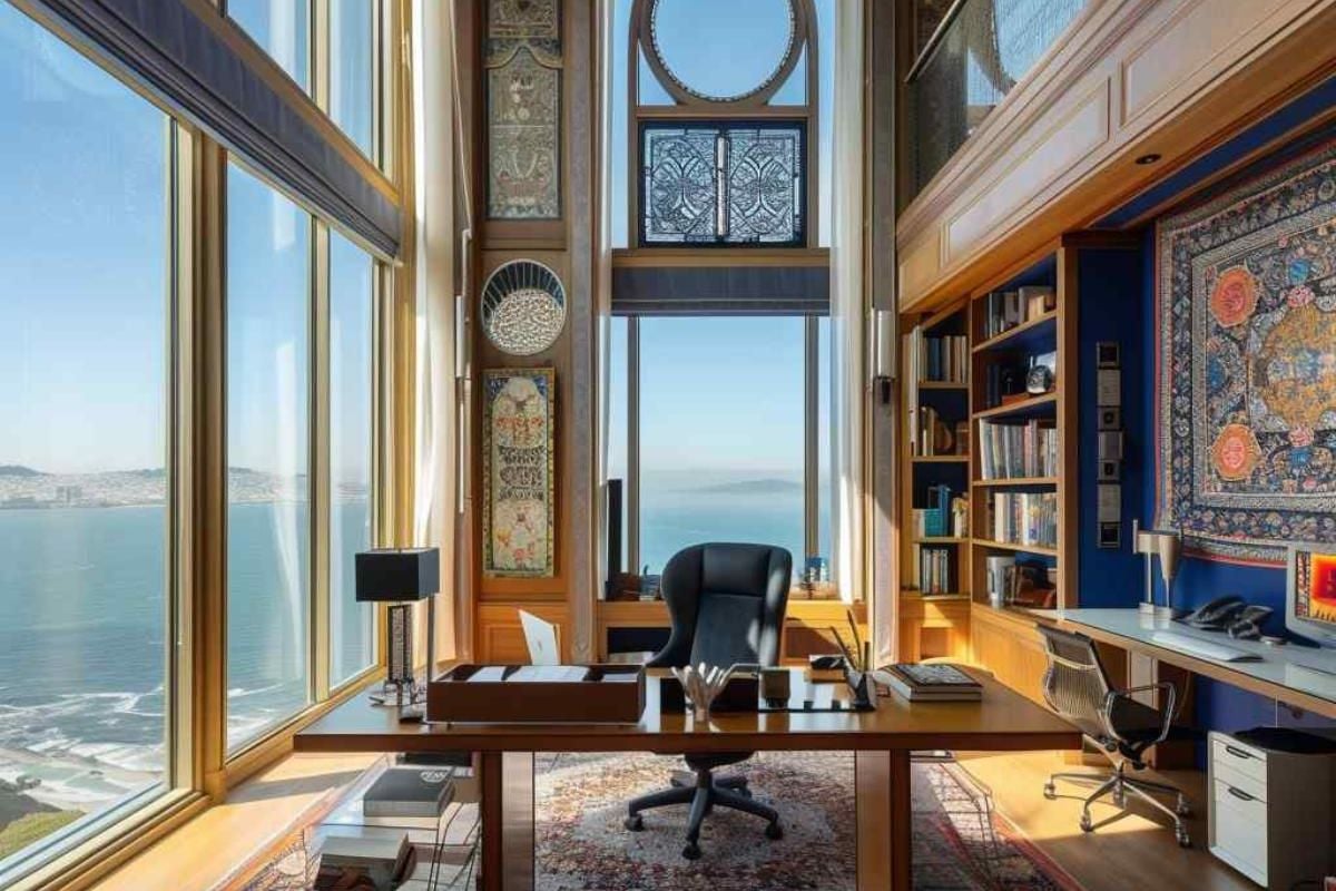 65 Home Office Spaces Where Byzantine Luxe Meets Maximalist Drama (Concept Interiors)