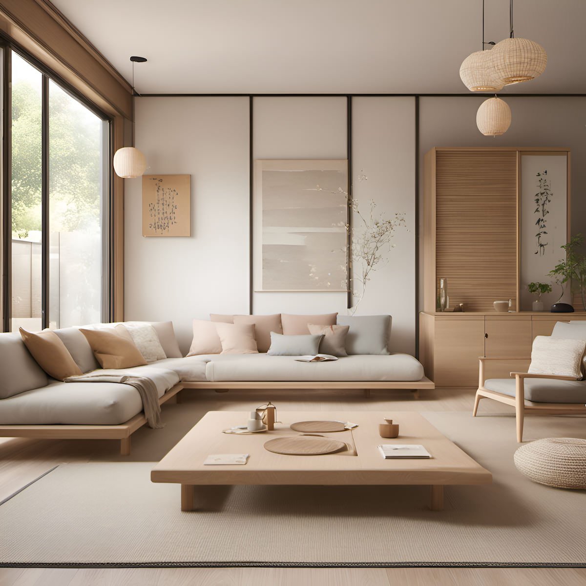 Japandi interior design example