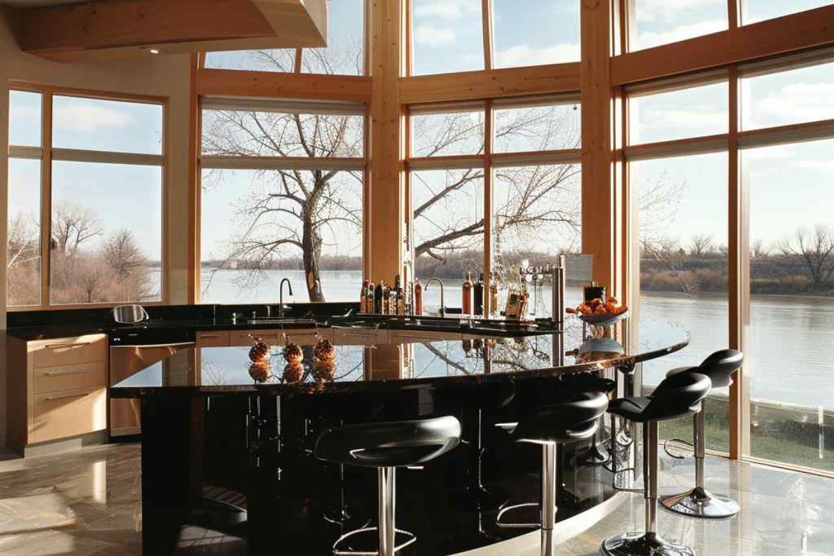 36 Kitchen Layouts Cook Up Contrasts with a Goth-Mod Mashup (Concept Interiors)