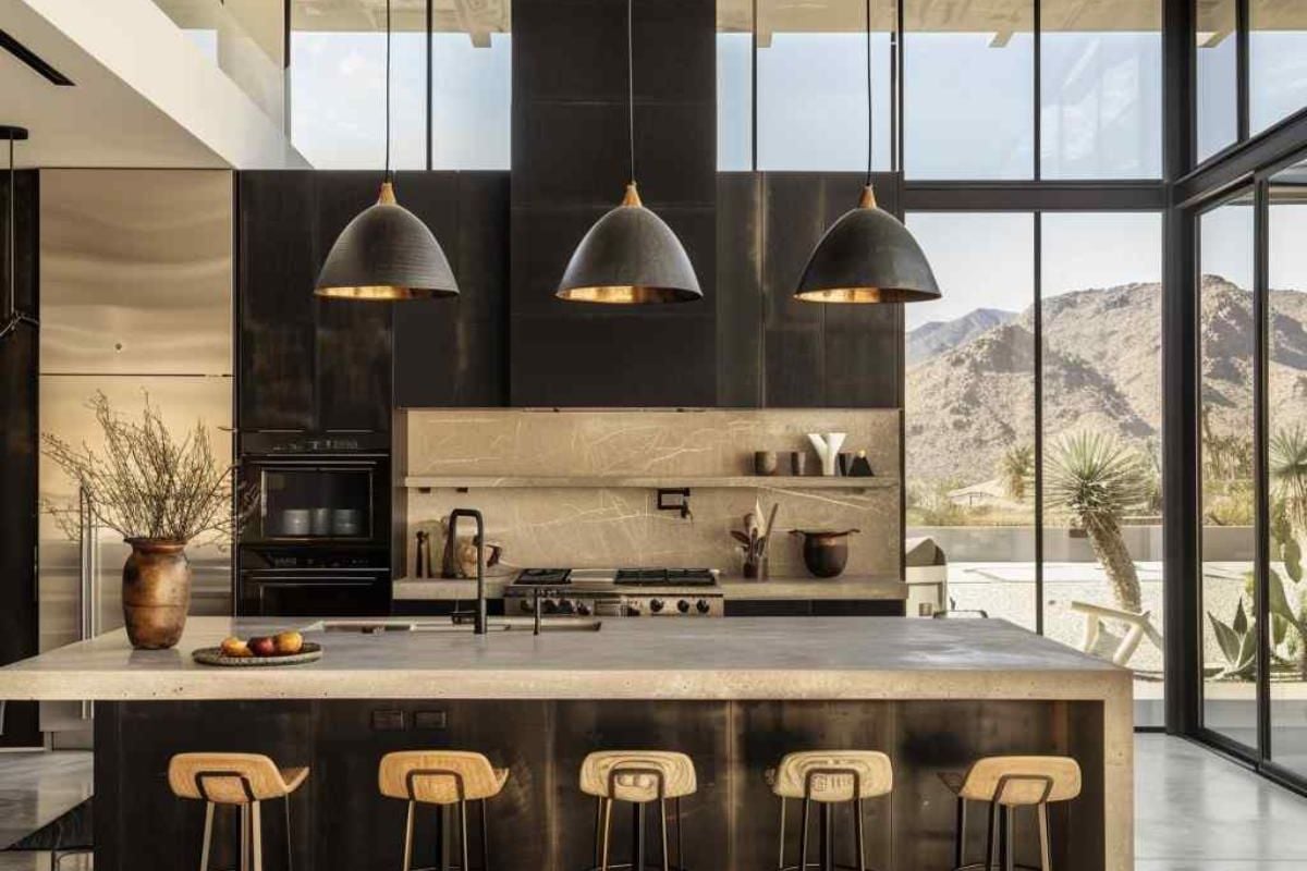 34 Industrial Chic Kitchens Add Pops of Black (Concept Interiors)