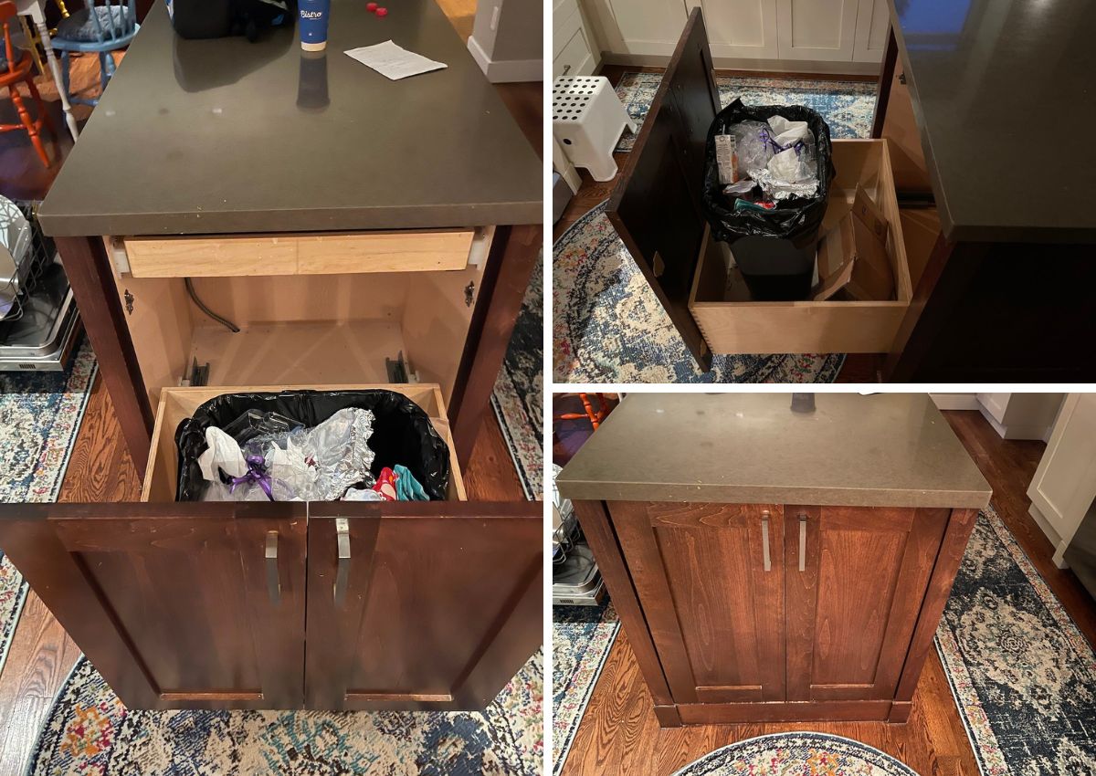 The Best Place to Put Your Garbage Container in the Kitchen