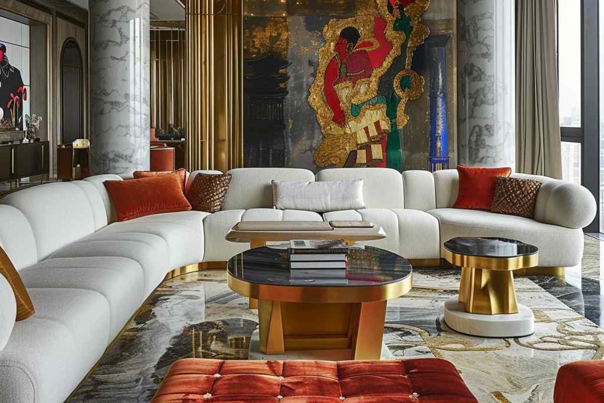 36 Brutalist Living Room Designs Carved from Concrete and Velvet (Concept Interiors)