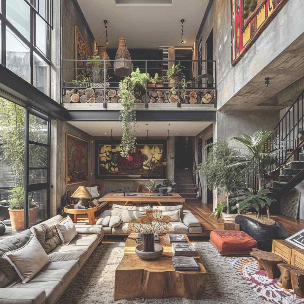 28 Living Room Ideas that Soften the Edges in a Boho-Rustic Mashup (Concept Interiors)