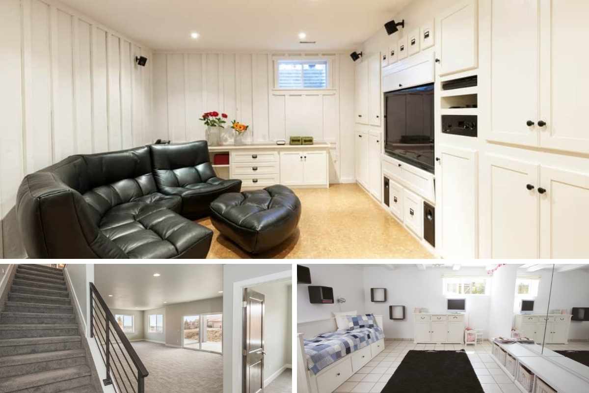 What is the Average Finished Basement Size in the USA?