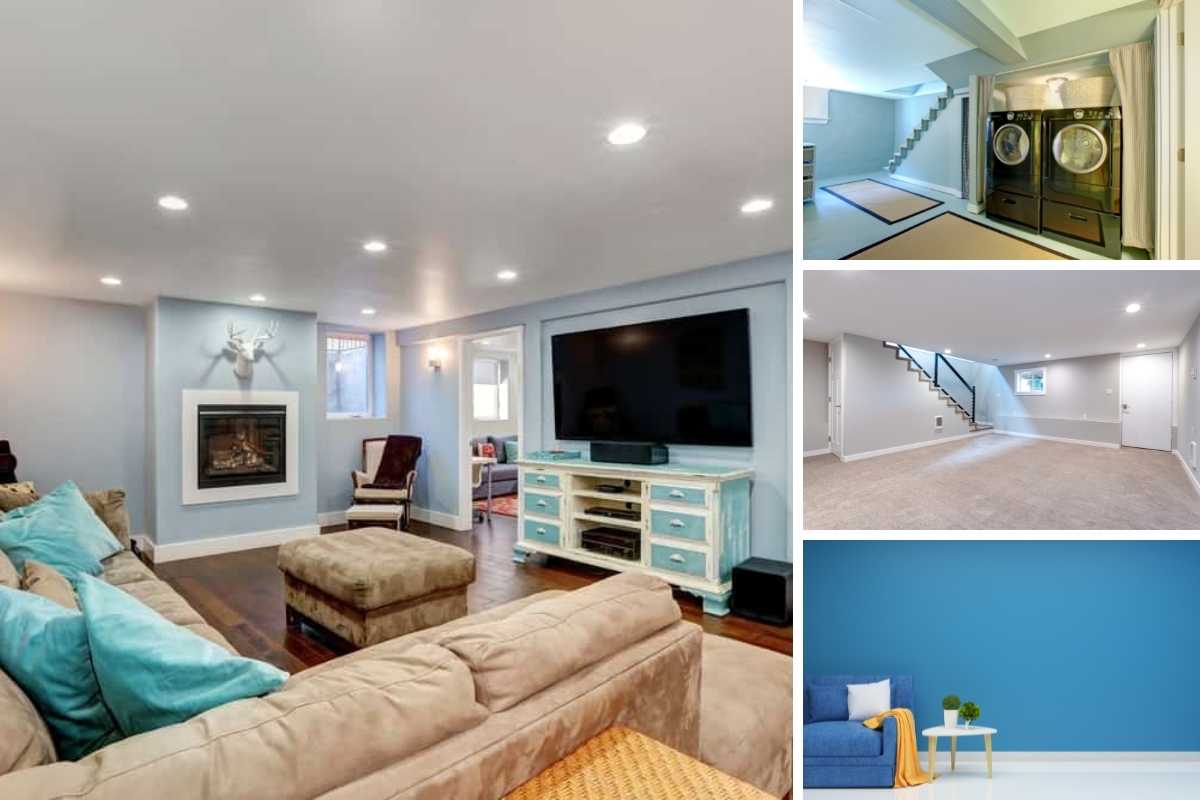 25 of the Best Blue Paint Color Options for Finished Basements