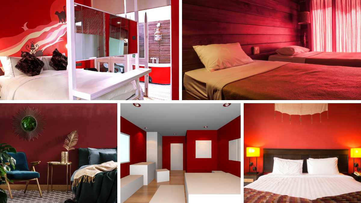 15 of the Best Red Paint Guest Bedroom Ideas (2023 Guide and Photos)
