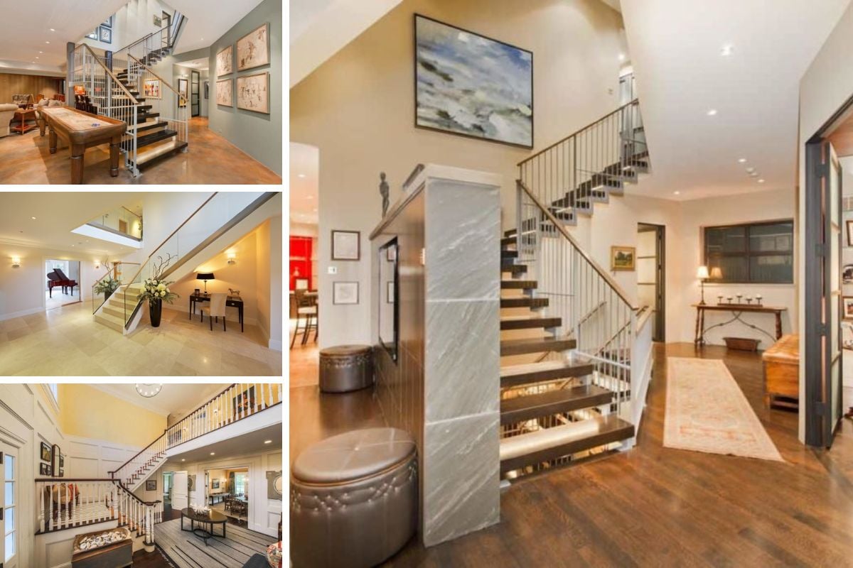 50 Quarter-Turn Staircase Ideas (Photos)