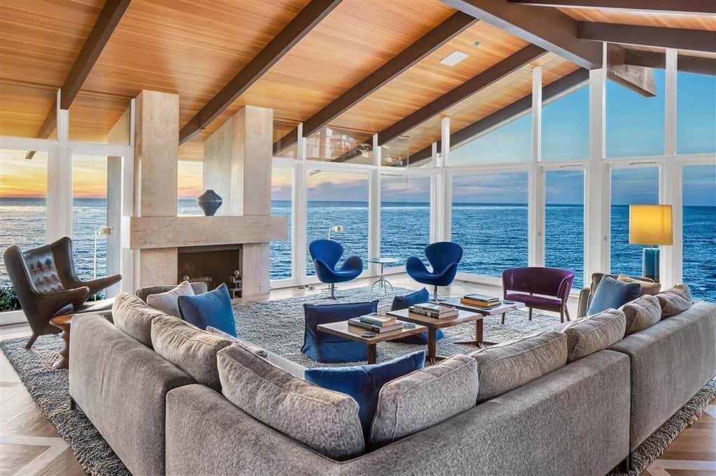 Midcentury Modern Beach House on the Pacific Ocean (1 Acre = Spectacular)