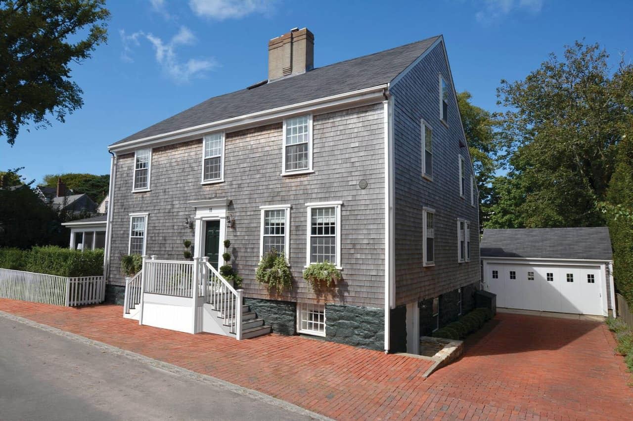 Quaint Nantucket Timber Frame Colonial House circa 1735