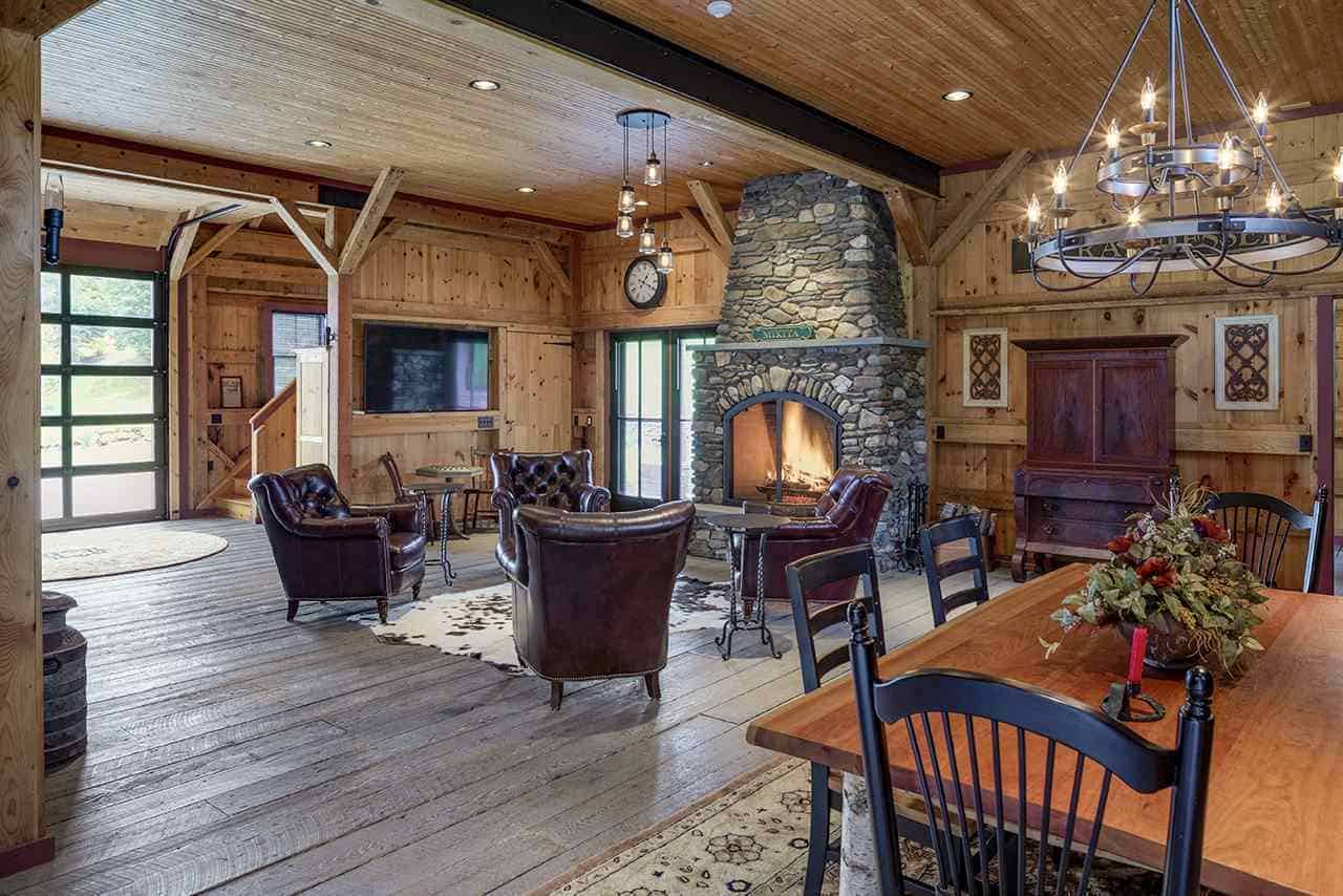 Rustic Red and Yellow Country House