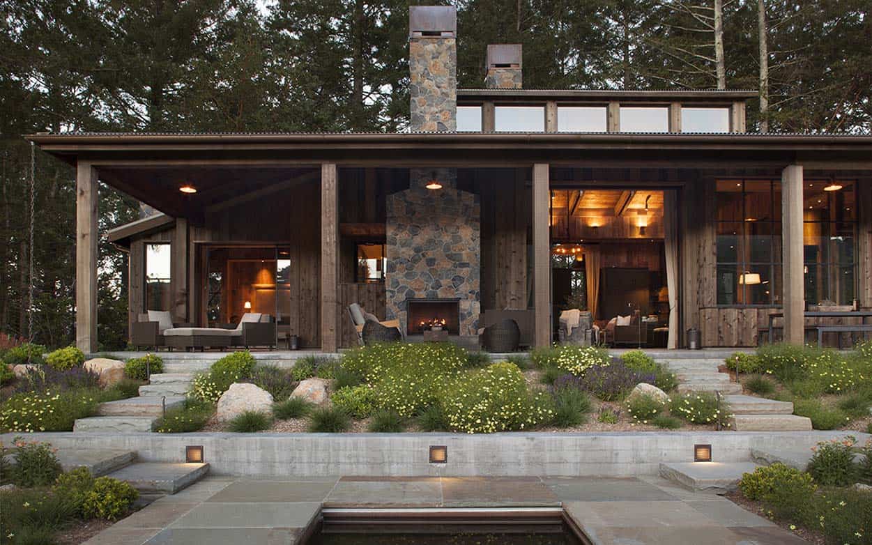 Rustic Napa Rural House by Wade Design Architects