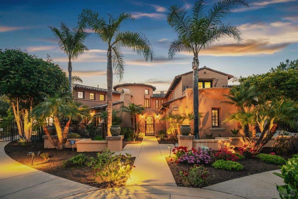 Glorious Spanish Estate with Panoramic Canyon and Ocean Views