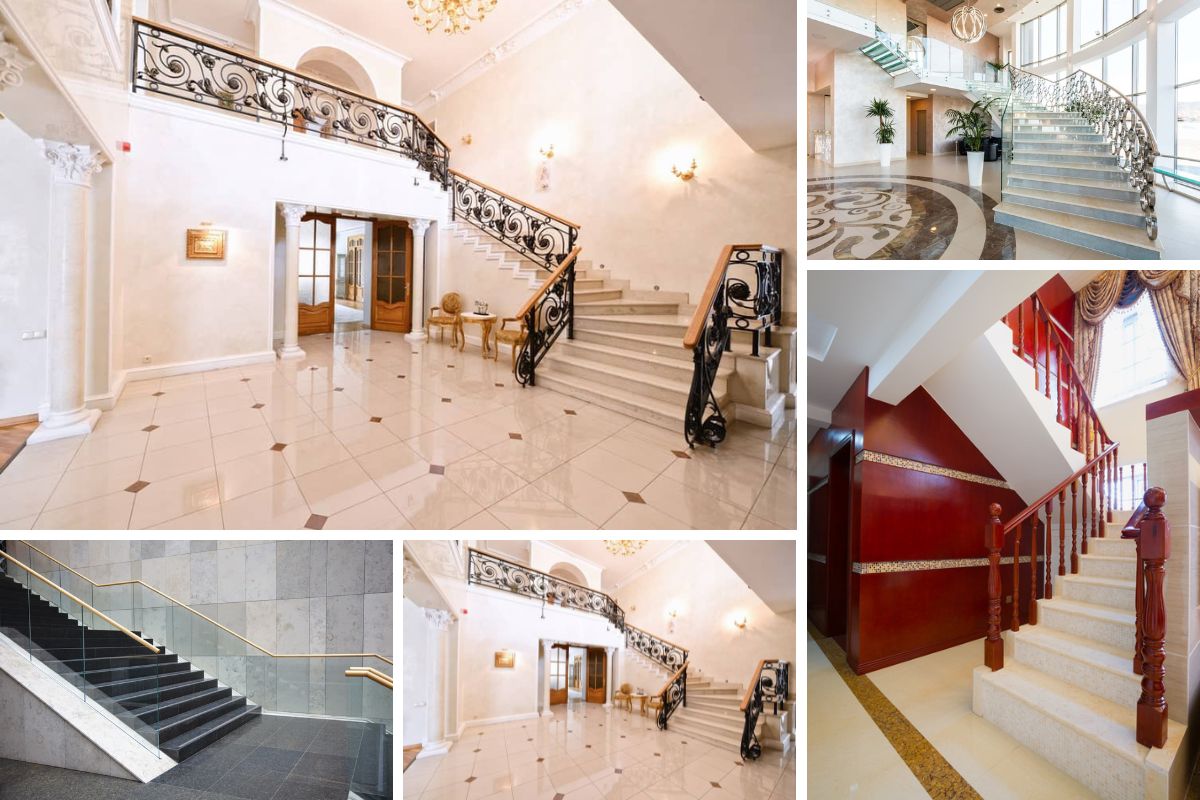 50 Staircases With Tile Flooring (Photos)