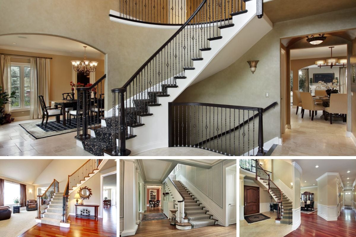 70 Staircases With Carpet Floors (Photos)