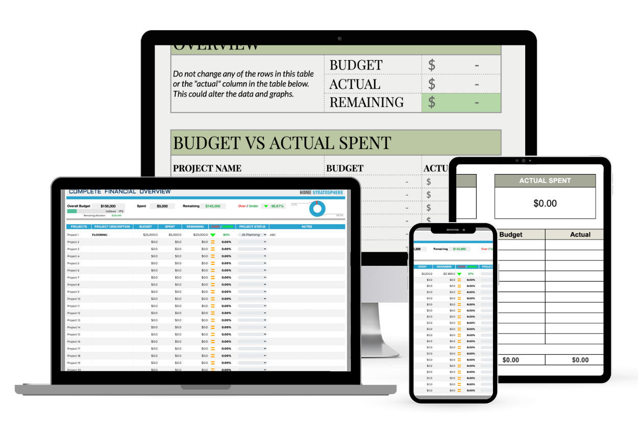 The 3 Best Interior Design Planners (Spreadsheet Tracking Systems)