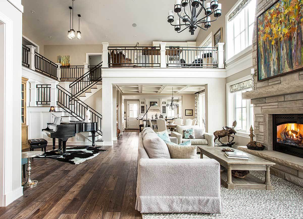 Luxury Contemporary Craftsman Home with Amazing Landing, Kitchen, Living Room and Much More